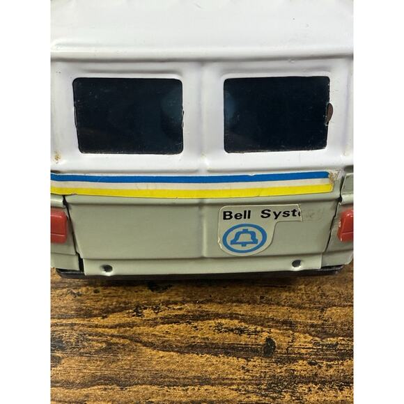 Vintage BELL SYSTEM TELEPHONE Van Toy BANK Western Stamping Corp W Stopper - Picture 8 of 11